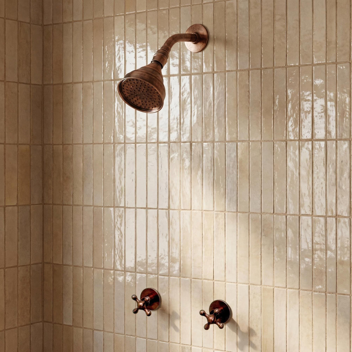 Antique Copper Rain Shower System