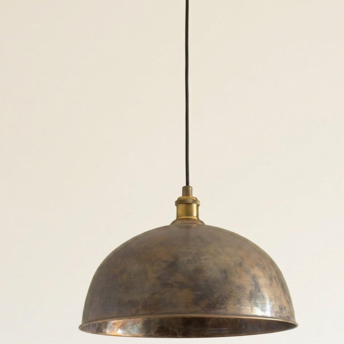 Hammered Bronze Dome Pendant Light, Kitchen Island Hanging Fixture