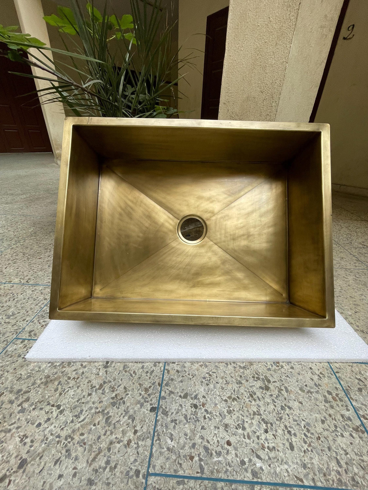 Unlacquered Brass Kitchen Sink: Timeless Elegance