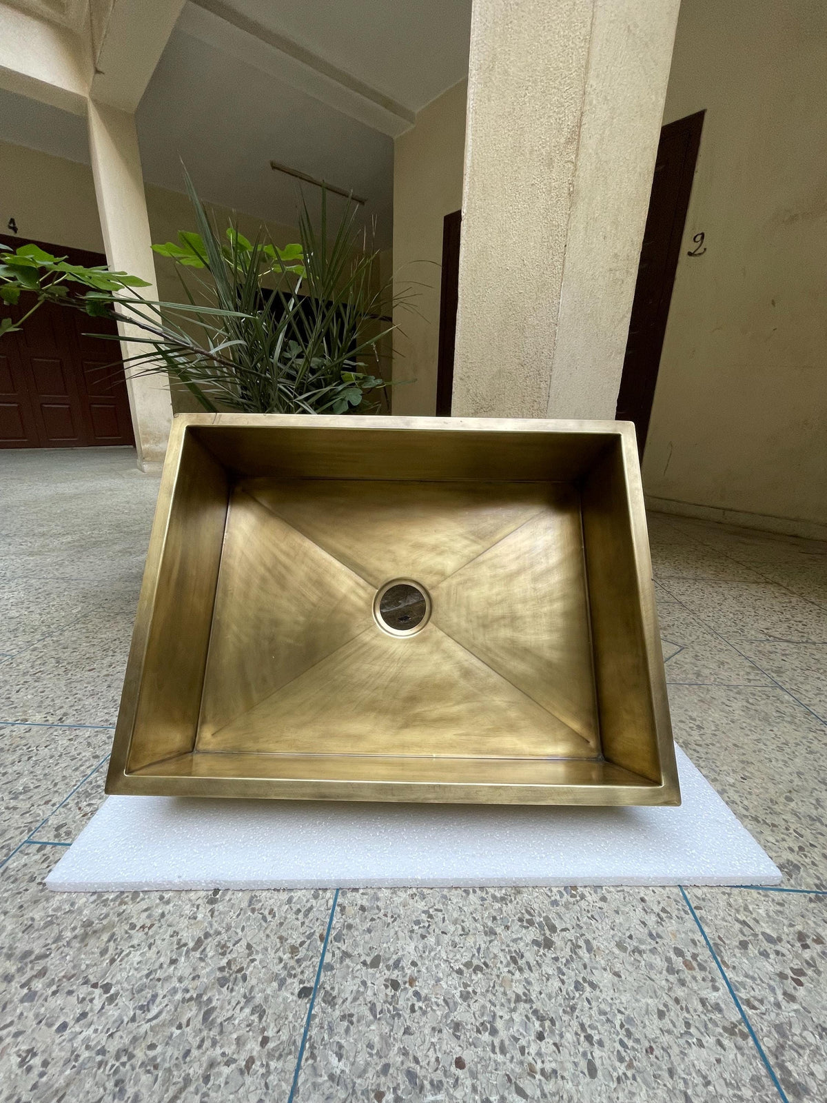 Unlacquered Brass Kitchen Sink: Timeless Elegance