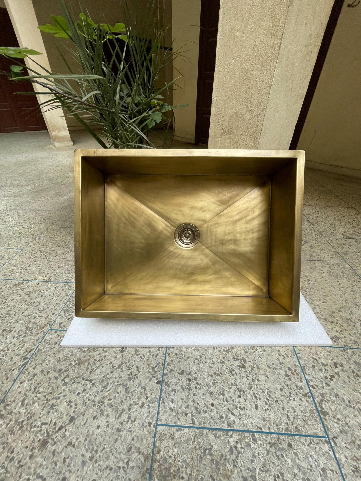 Unlacquered Brass Kitchen Sink: Timeless Elegance