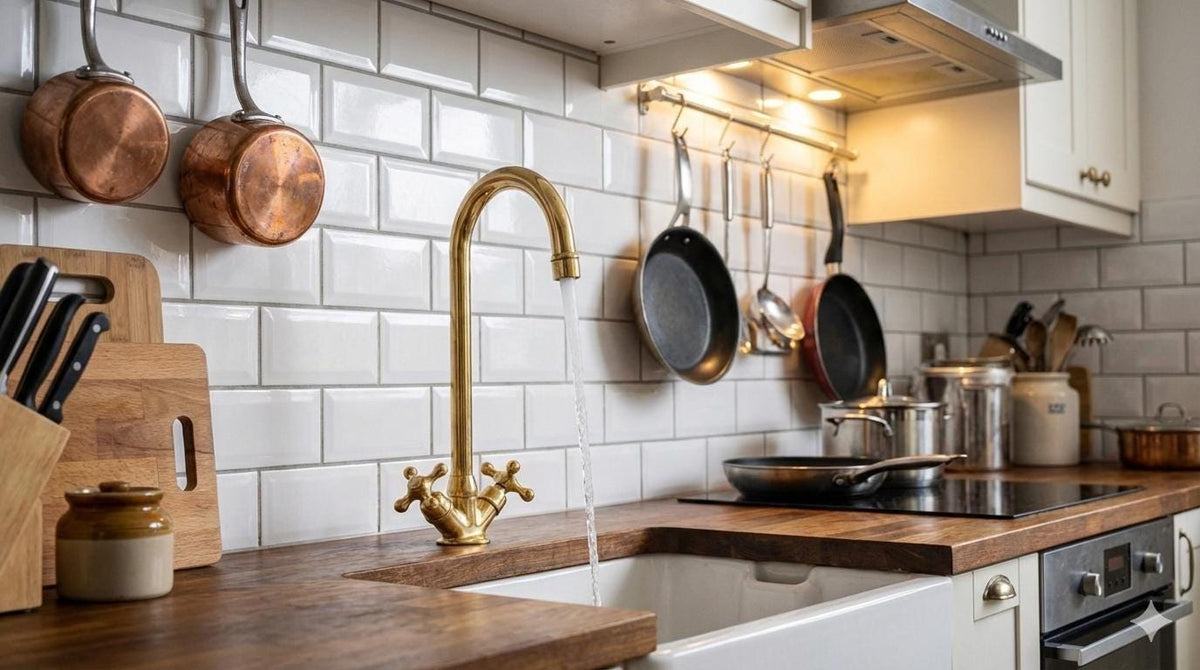 Unlacquered Solid Brass kitchen Faucet, Bar faucet, Sink Single Hole