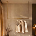 Ceiling Mounted Minimalistic Clothes Rail