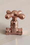 Handmade Solid Brass Faucet Handle : Cross Handle, US Plumbing (1/2 inch)