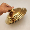 Unlacquered Brass Outdoor Shower Head – Solid Brass Dome Rain Shower Head for Garden, Pool & Outdoor Shower Systems