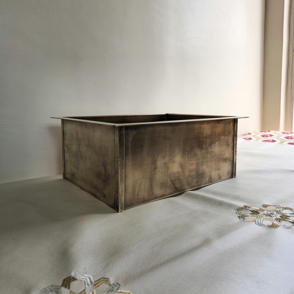 Smooth Brass Undermount Sink