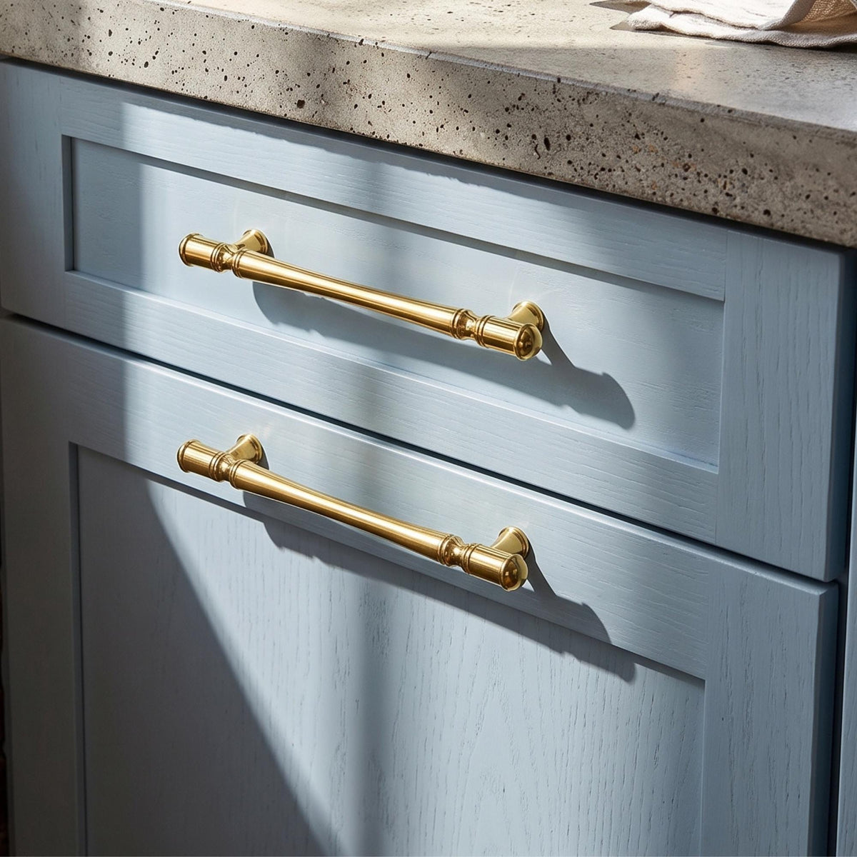 Unlacquered Brass Cabinet Handle