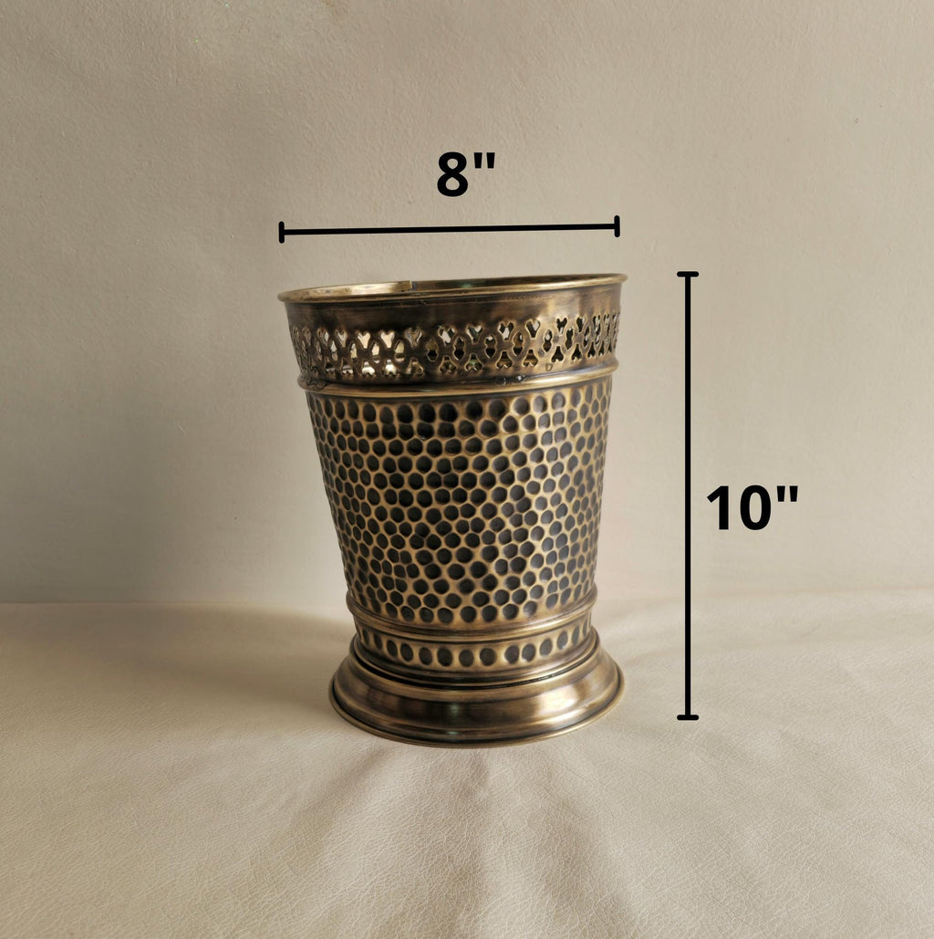 Antique Moroccan Waste Bin