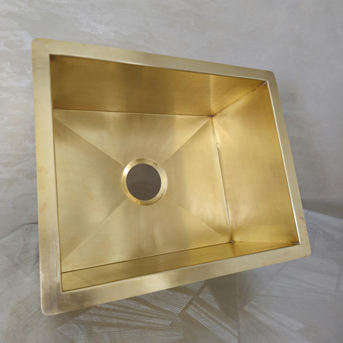 Unlacquered Brass Undermount Bar Sink