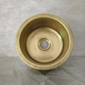 Handcrafted Round Brass Sink