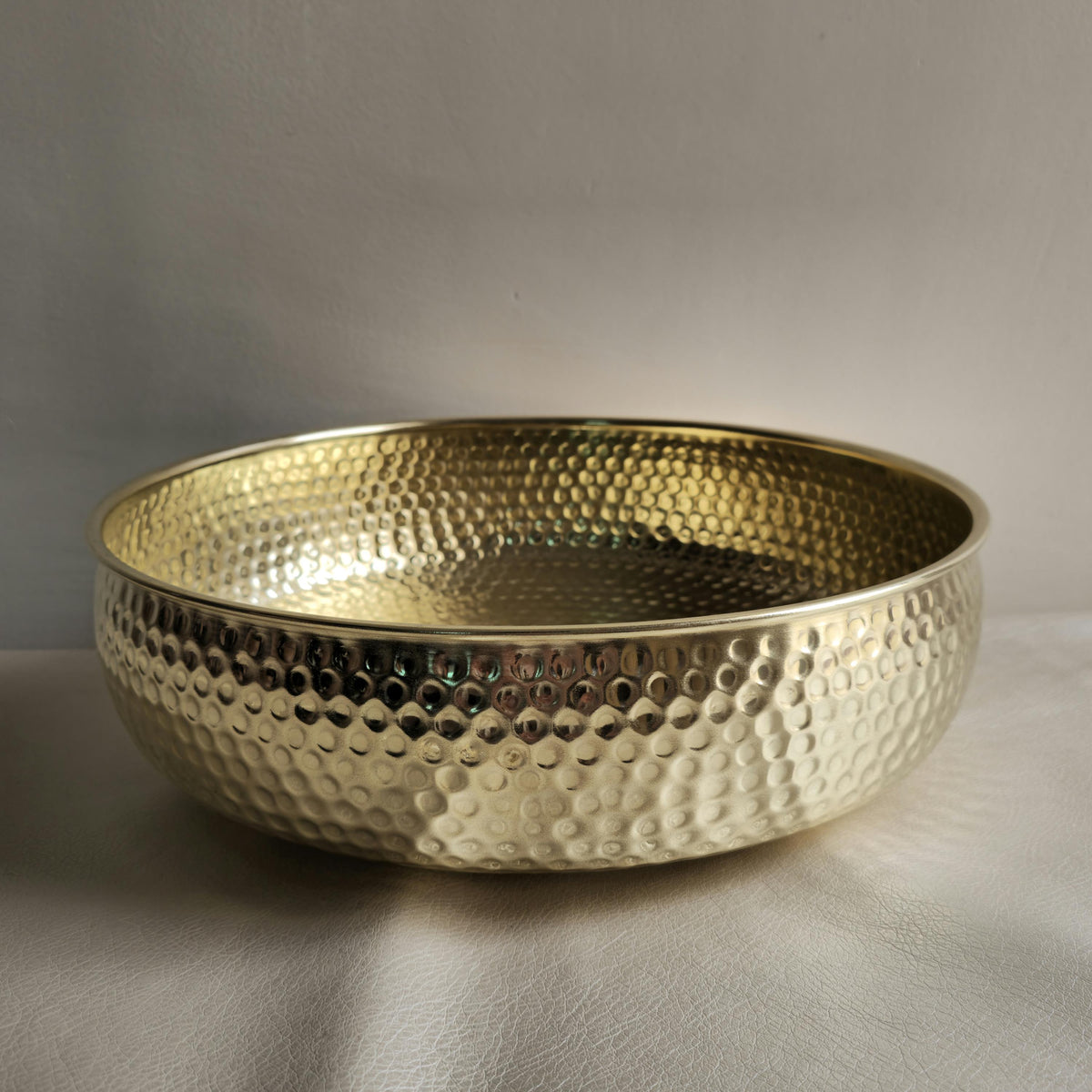 Hammered Brass Vessel Sink