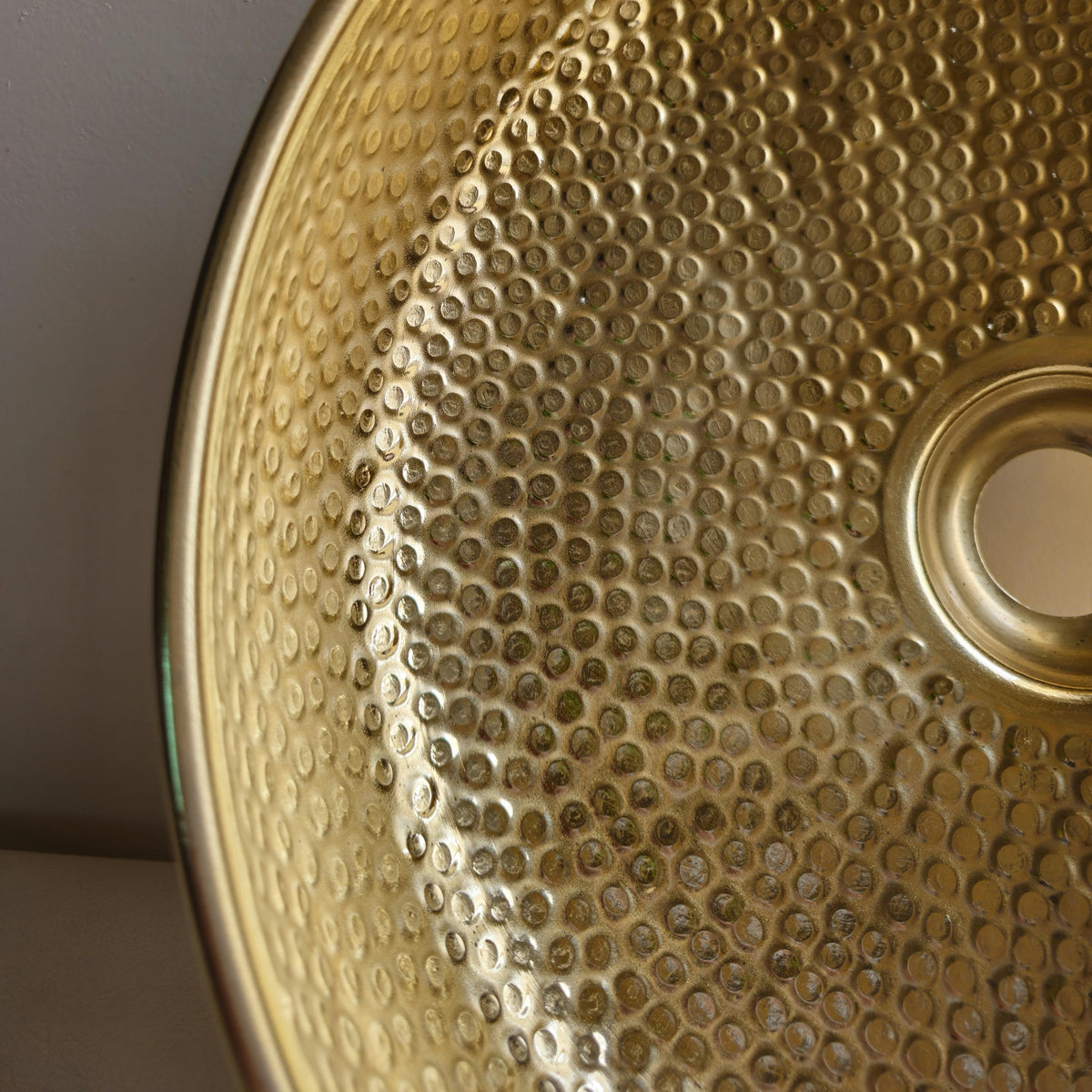 Hammered Brass Vessel Sink