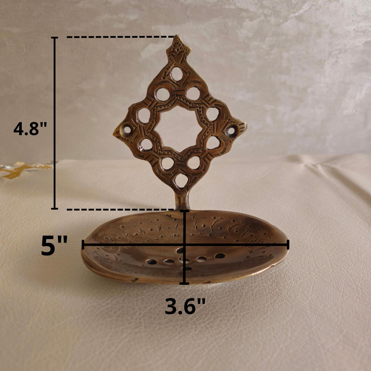 Handmade Brass Soap Dish