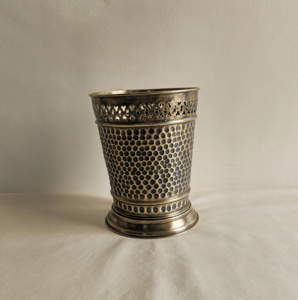 Antique Moroccan Waste Bin