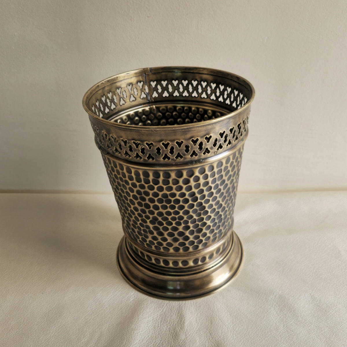 Antique Moroccan Waste Bin