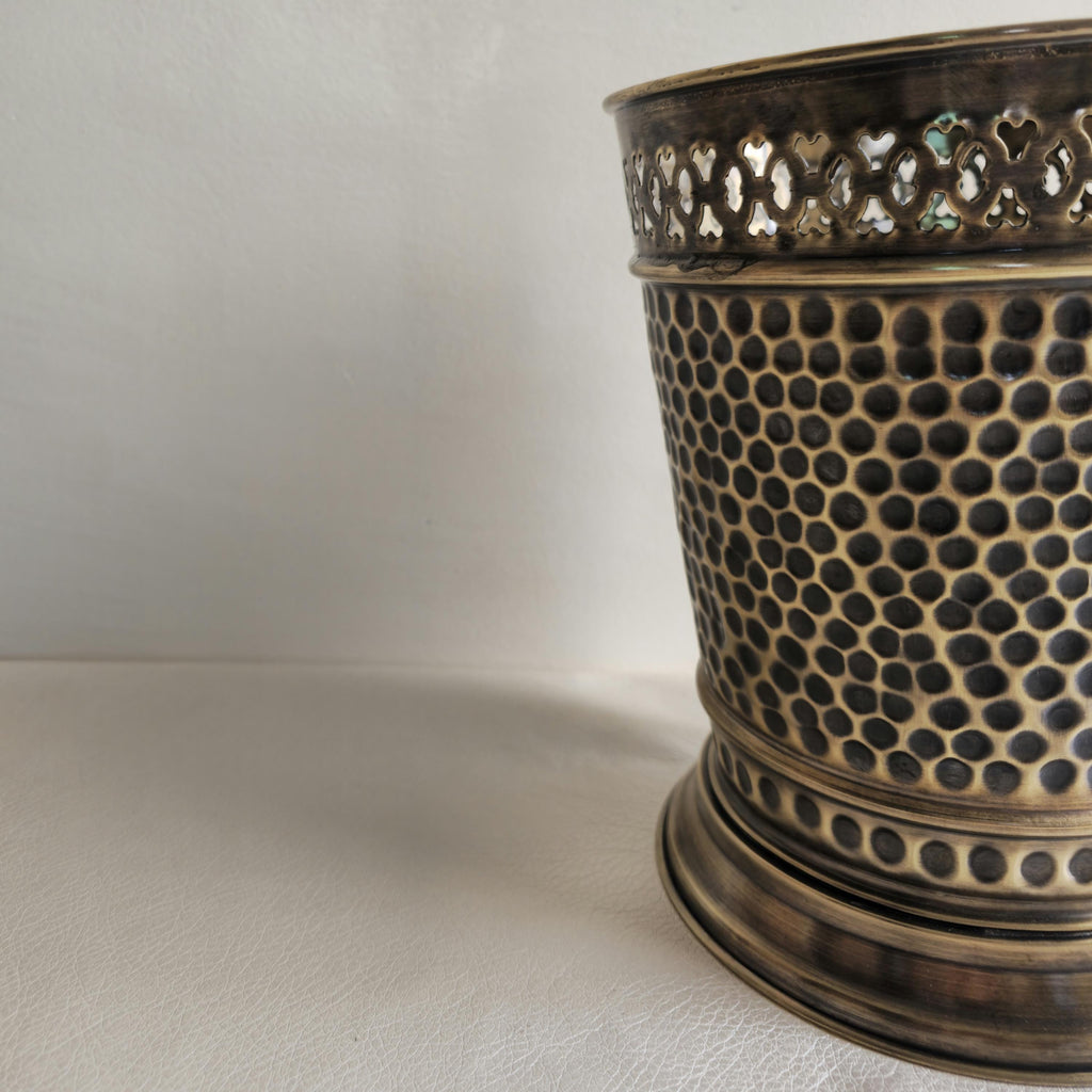 Antique Moroccan Waste Bin