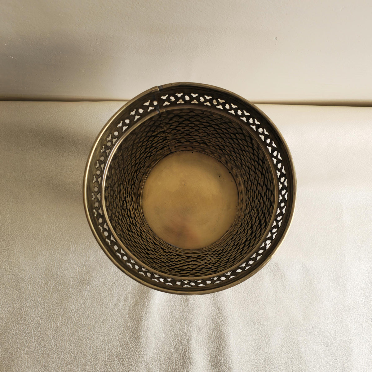 Antique Moroccan Waste Bin