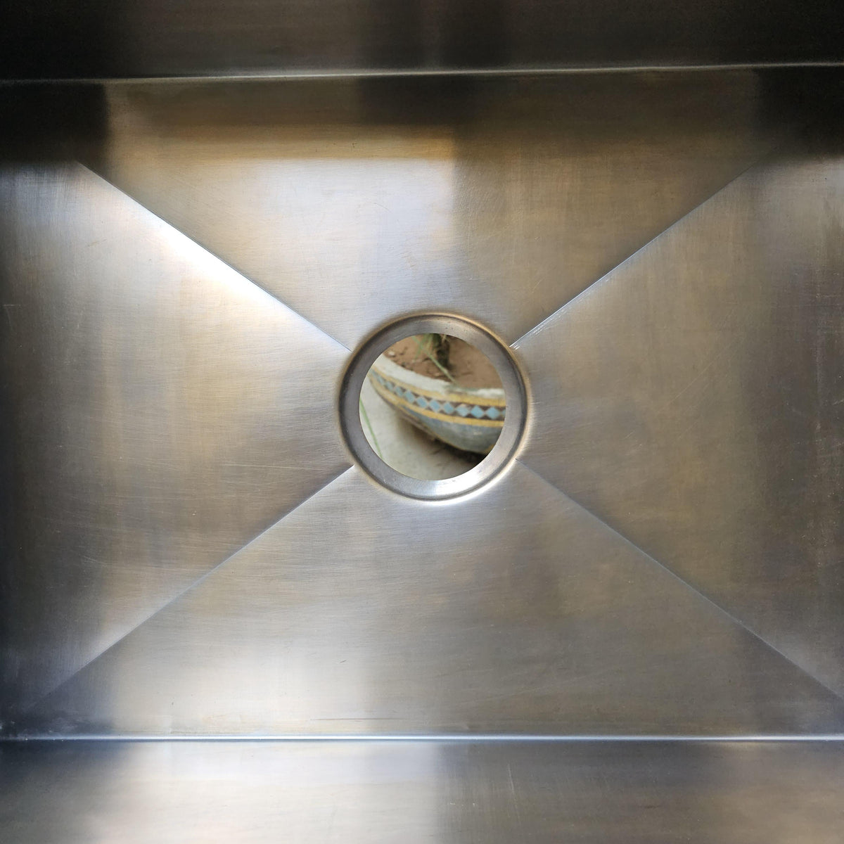 Handcrafted Unlacquered Brass Bar Sink