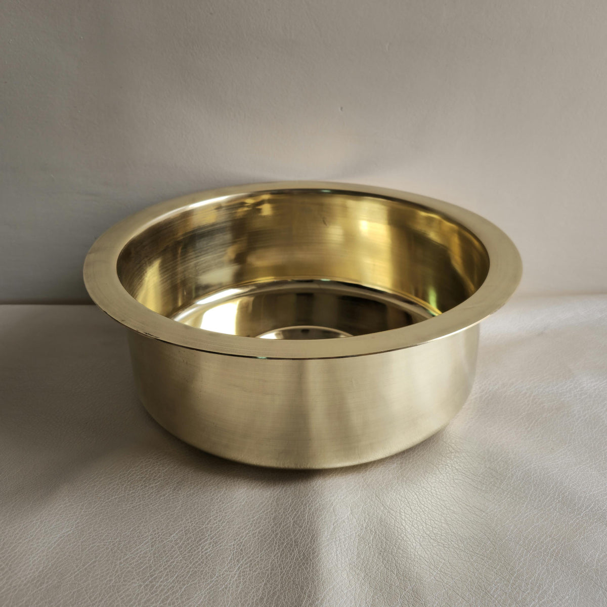 Round Brass Bar Sink