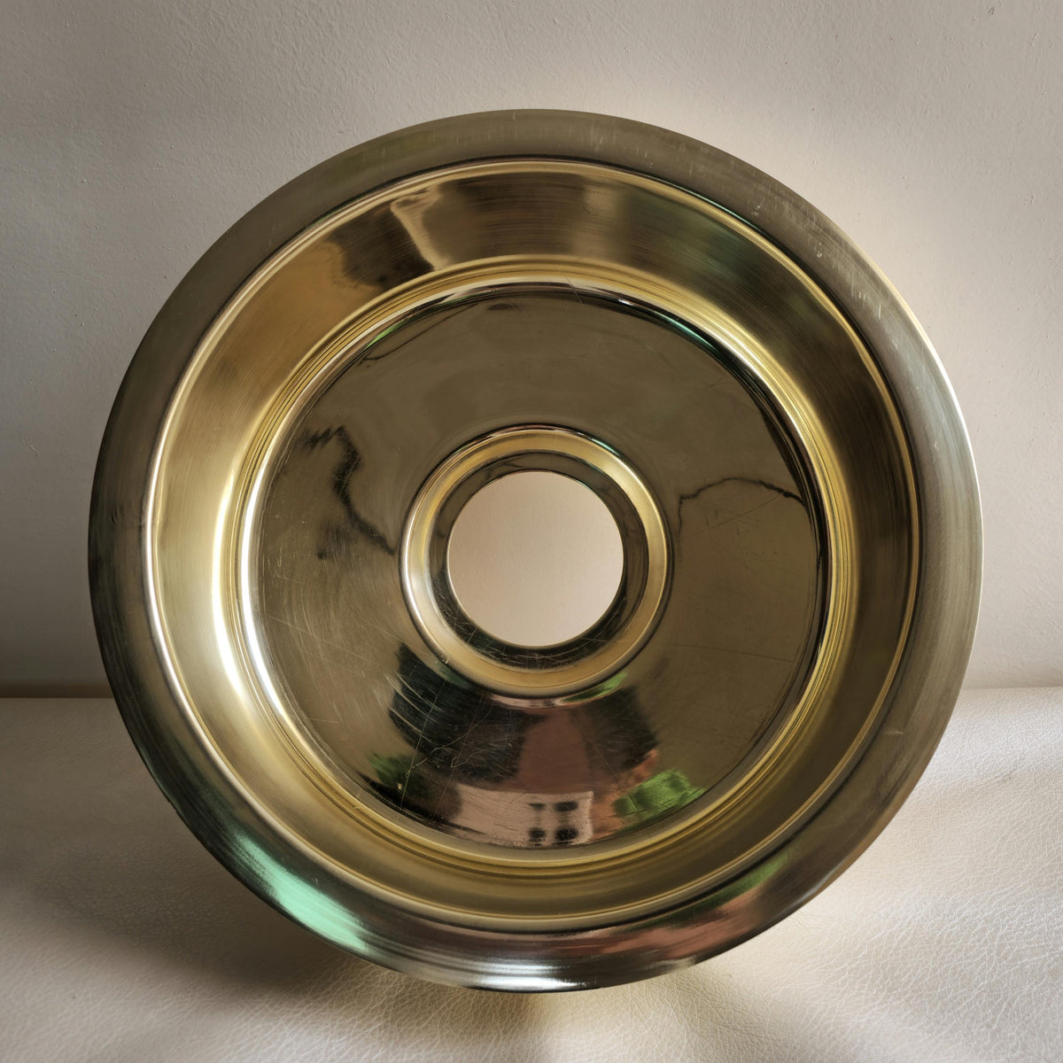 Round Brass Bar Sink