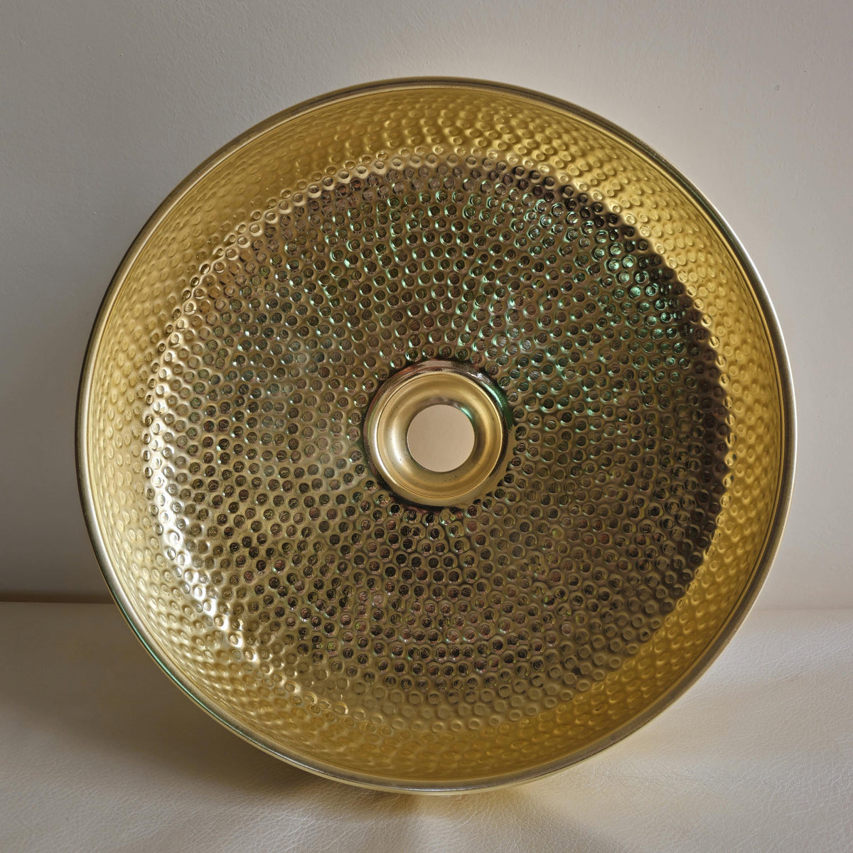 Hammered Brass Vessel Sink