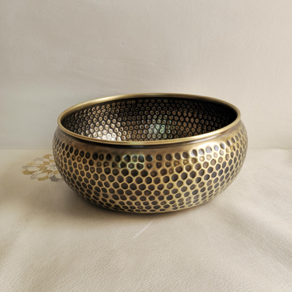 Hand Hammered Brass Vessel Sink