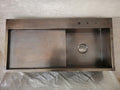 Brass Kitchen Sink with Drainboard