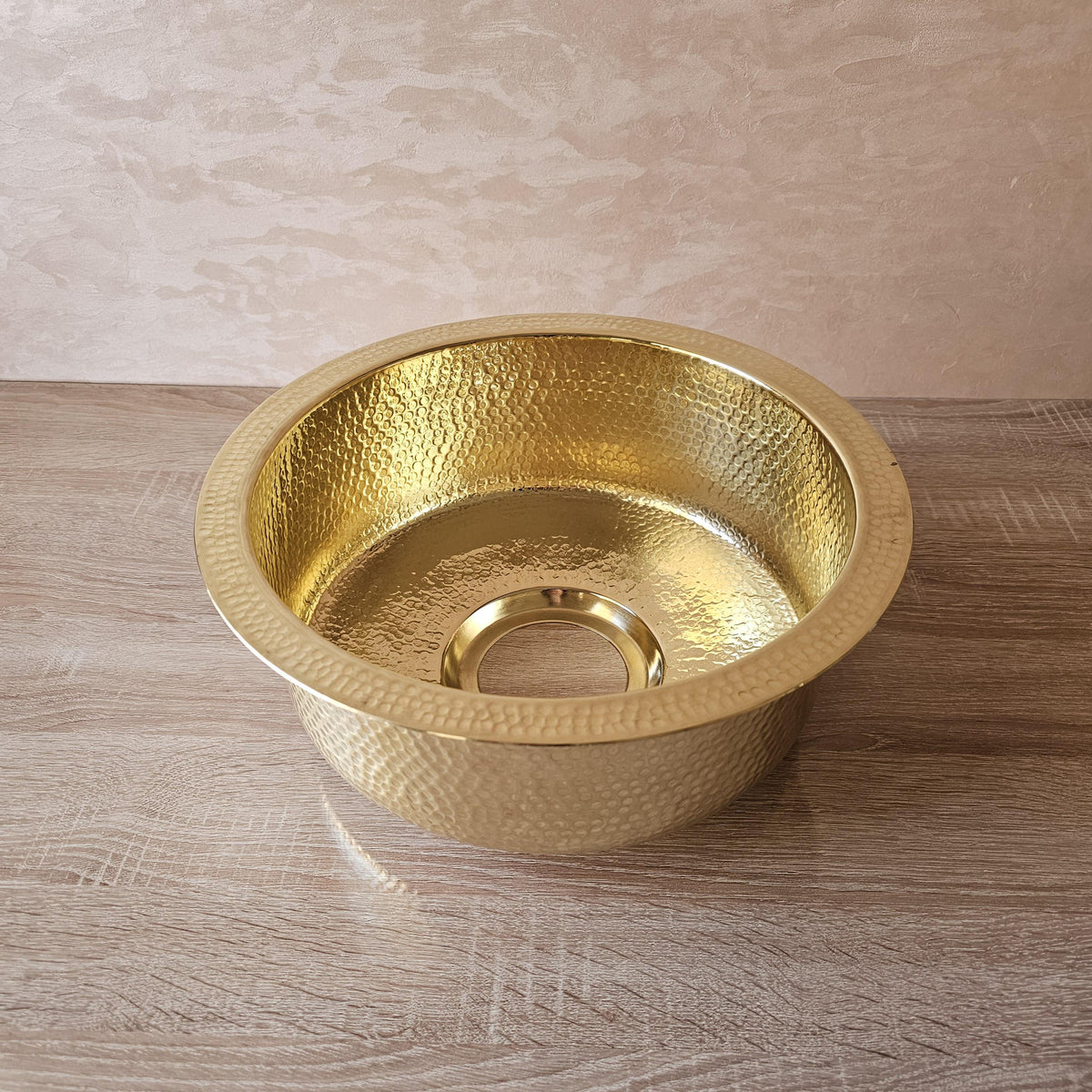 Hand Hammered Brass Vessel Sink