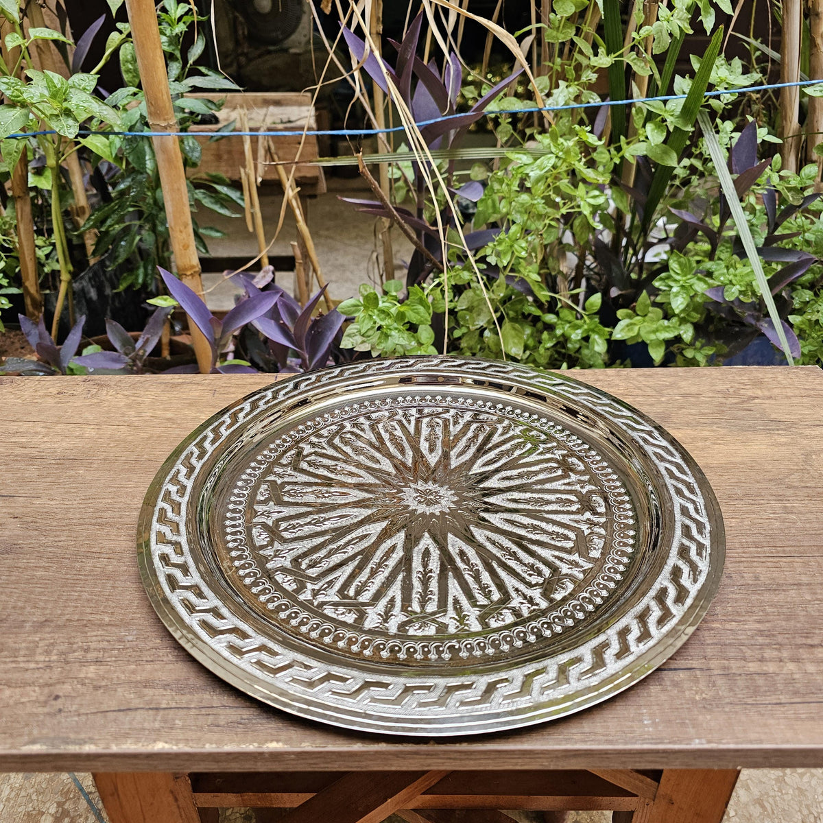 Moroccan Brass Tray