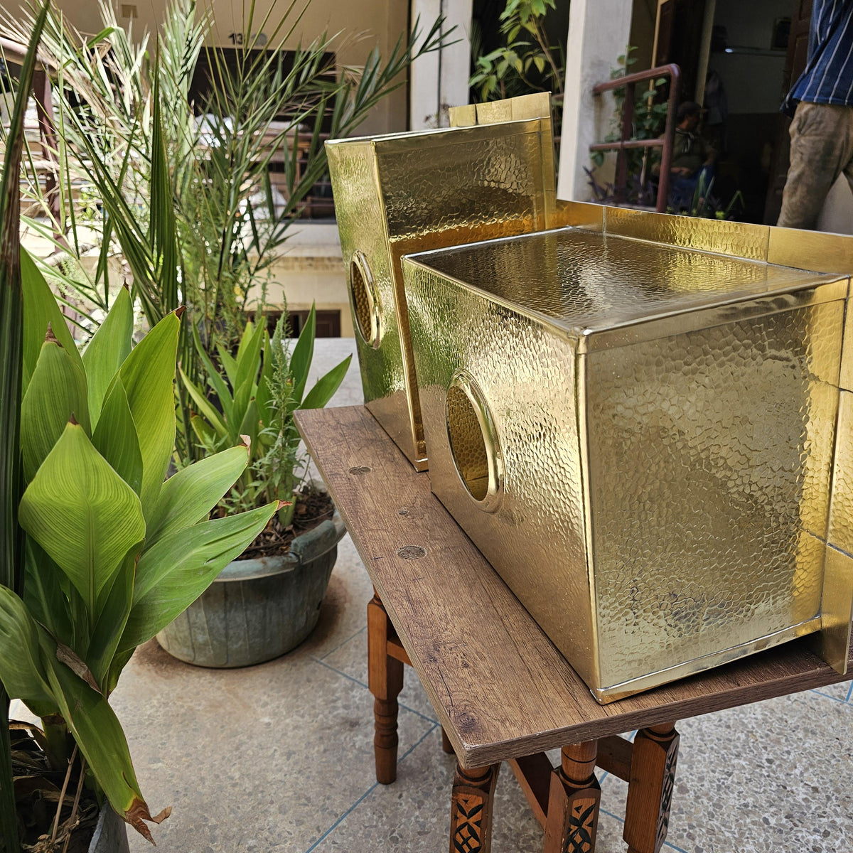 Unlacquered Brass Kitchen Sink