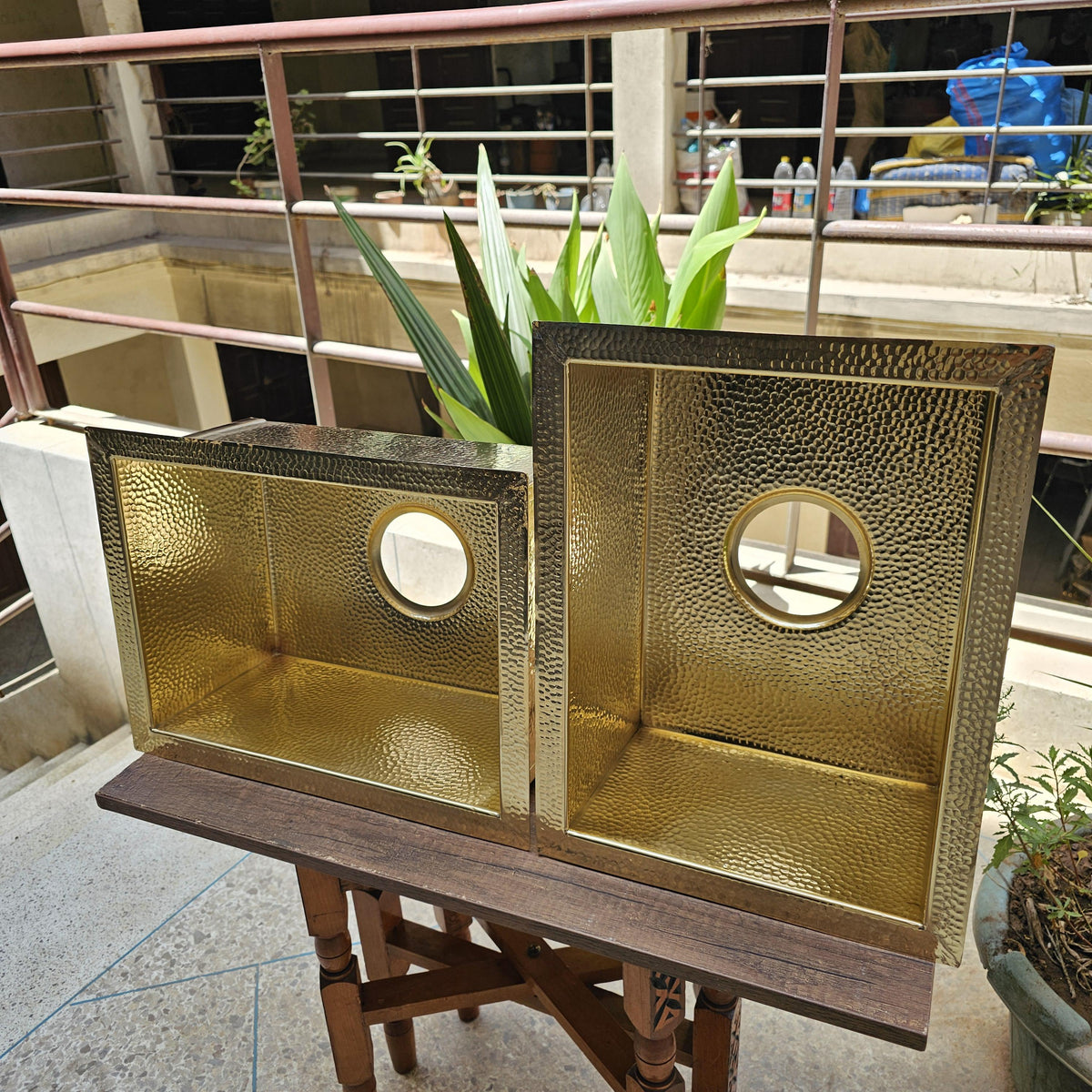 Brass Undermount Kitchen Sink