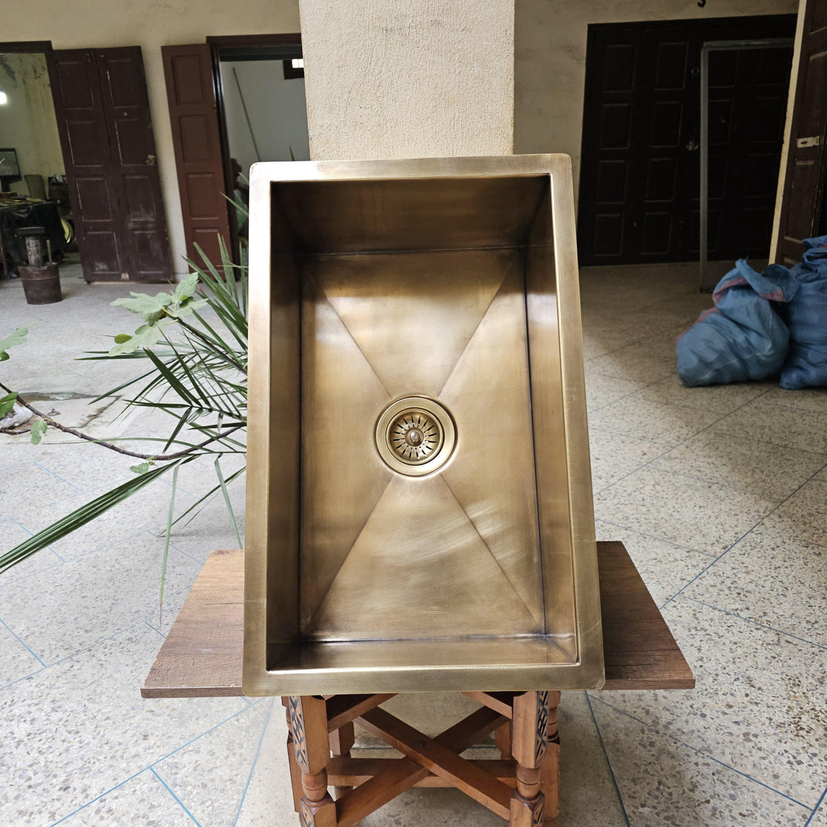 Handmade Brass Kitchen Sink