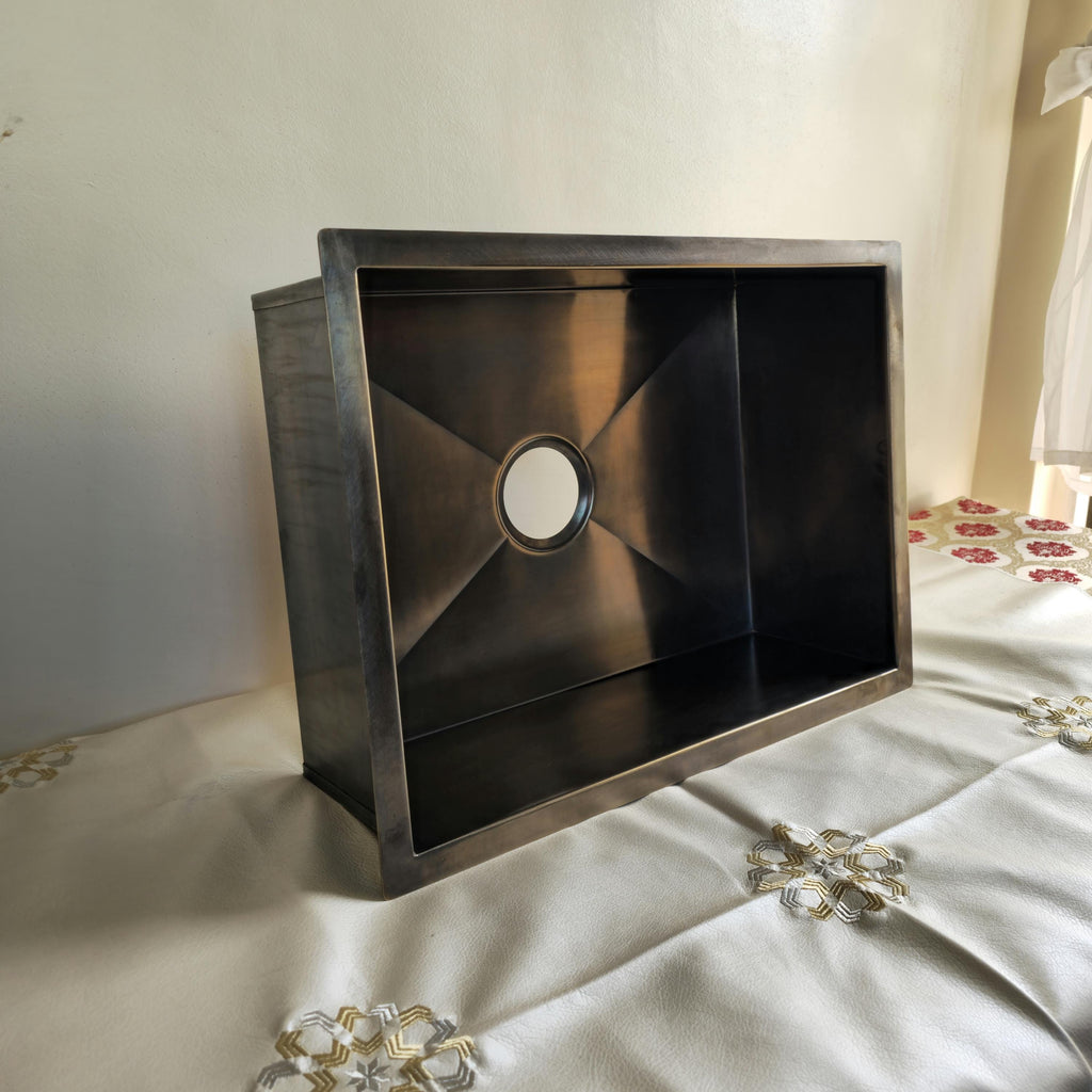Handmade Solid Brass Undermount Kitchen Sink