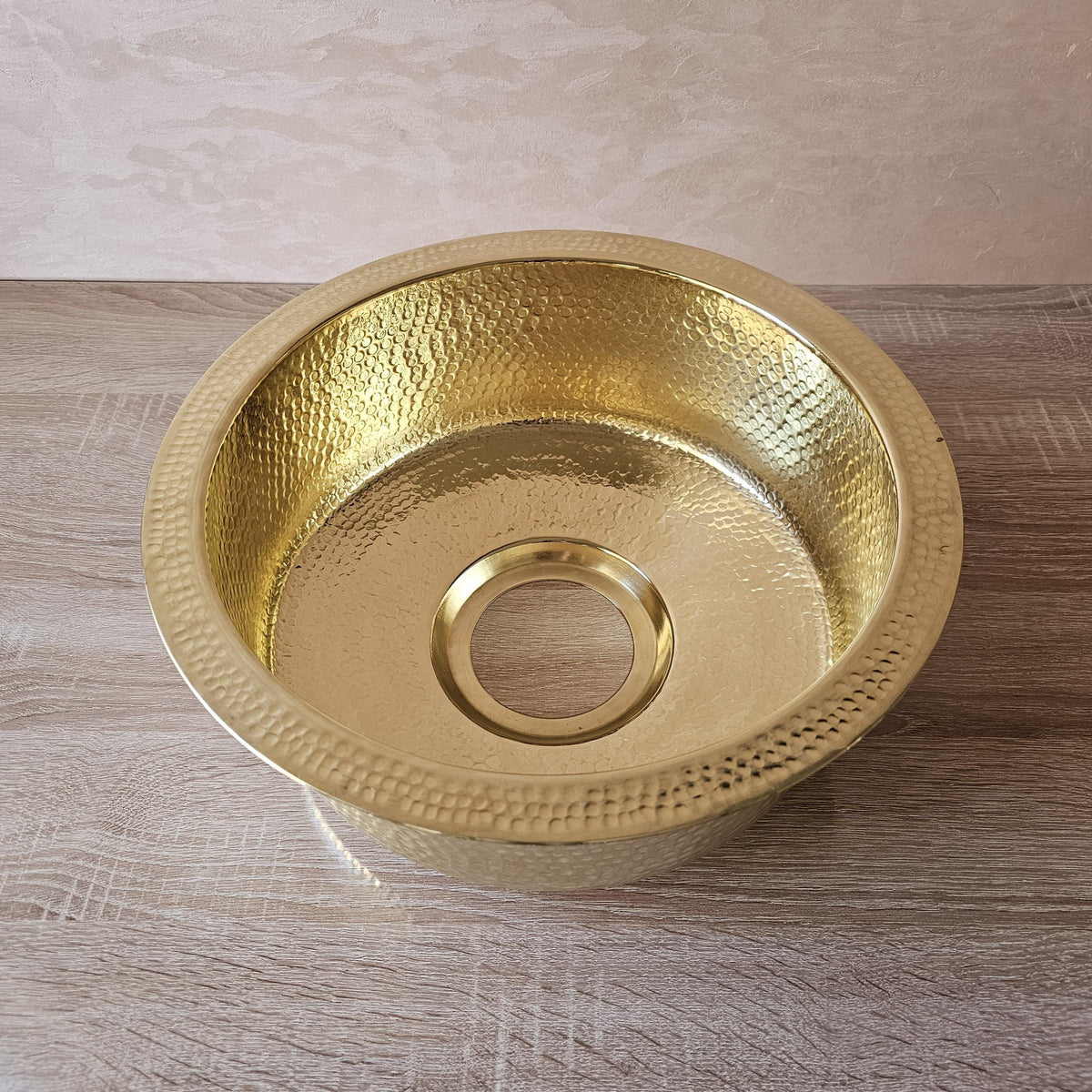 Hand Hammered Brass Vessel Sink
