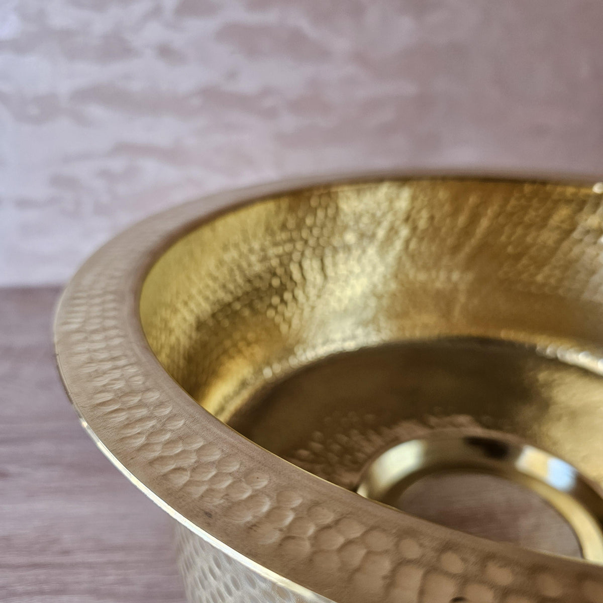 Hand Hammered Brass Vessel Sink