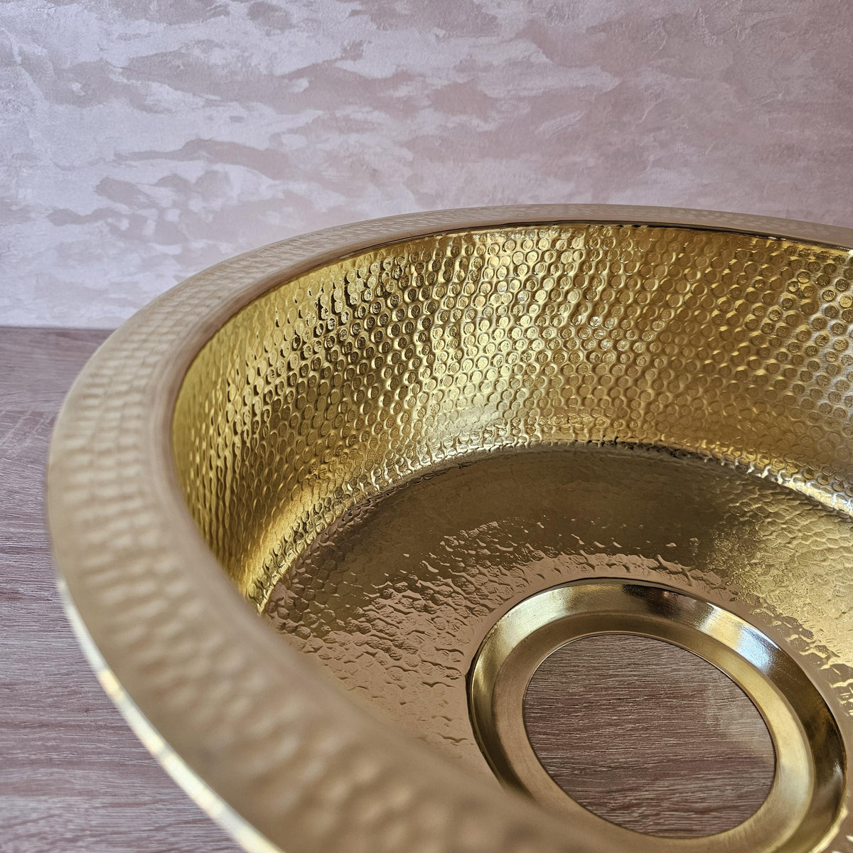Hand Hammered Brass Vessel Sink