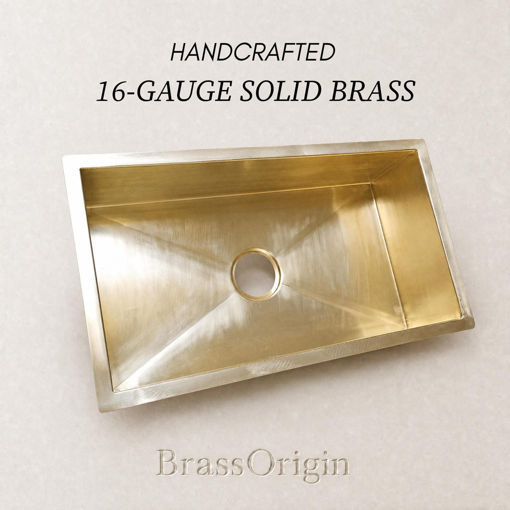 Handmade Brass Undermount Sink