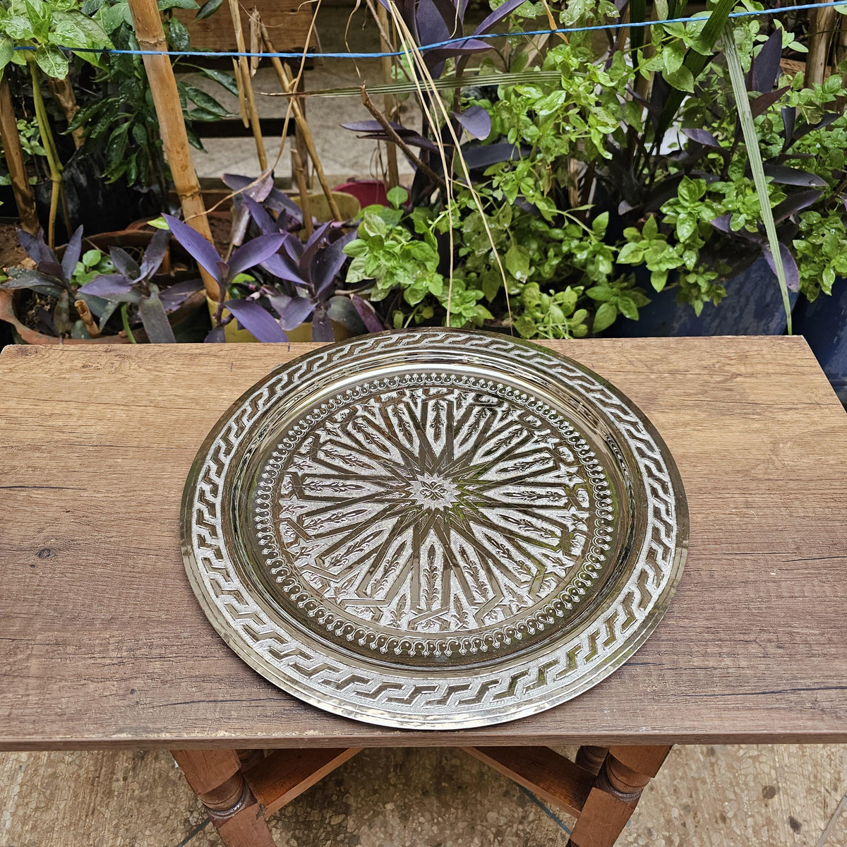 Moroccan Brass Tray