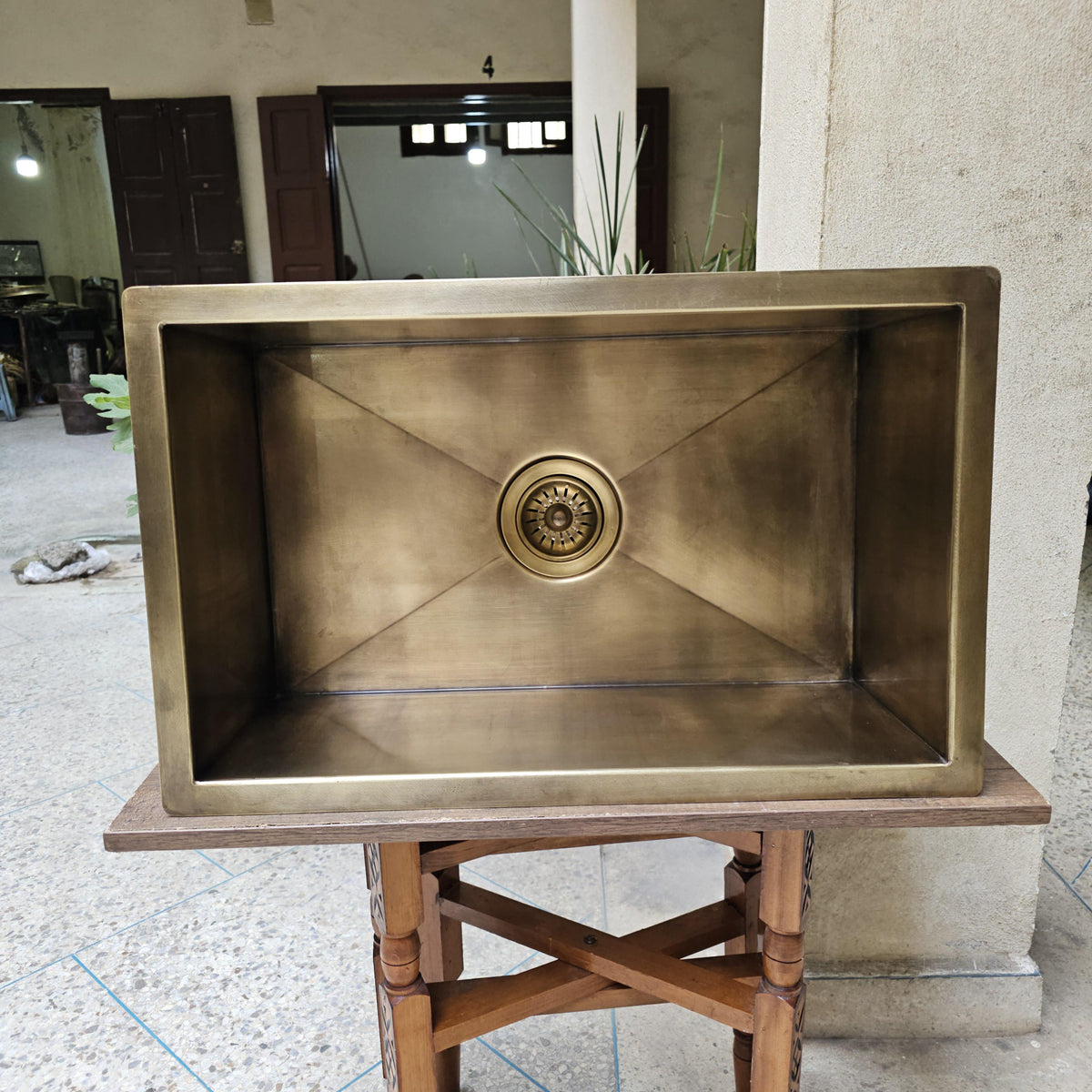 Handmade Brass Kitchen Sink