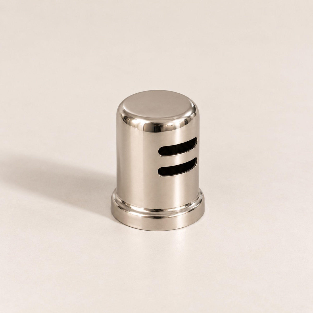 Brushed Nickel Air Gap Cap, Nickel Sink Air Gap Cover, Kitchen Sink Accessory, Brass Hardware