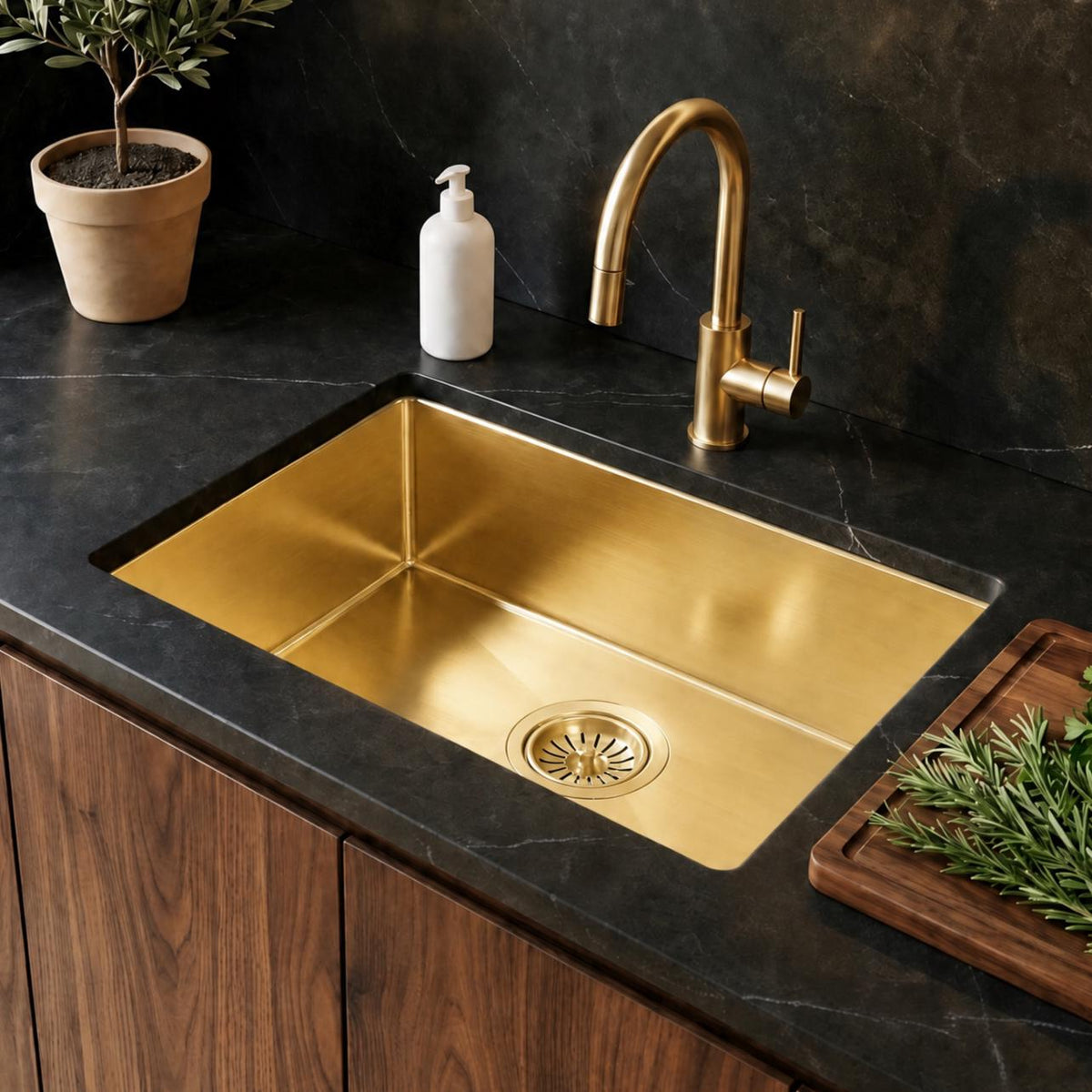 Handmade Brass Undermount Sink