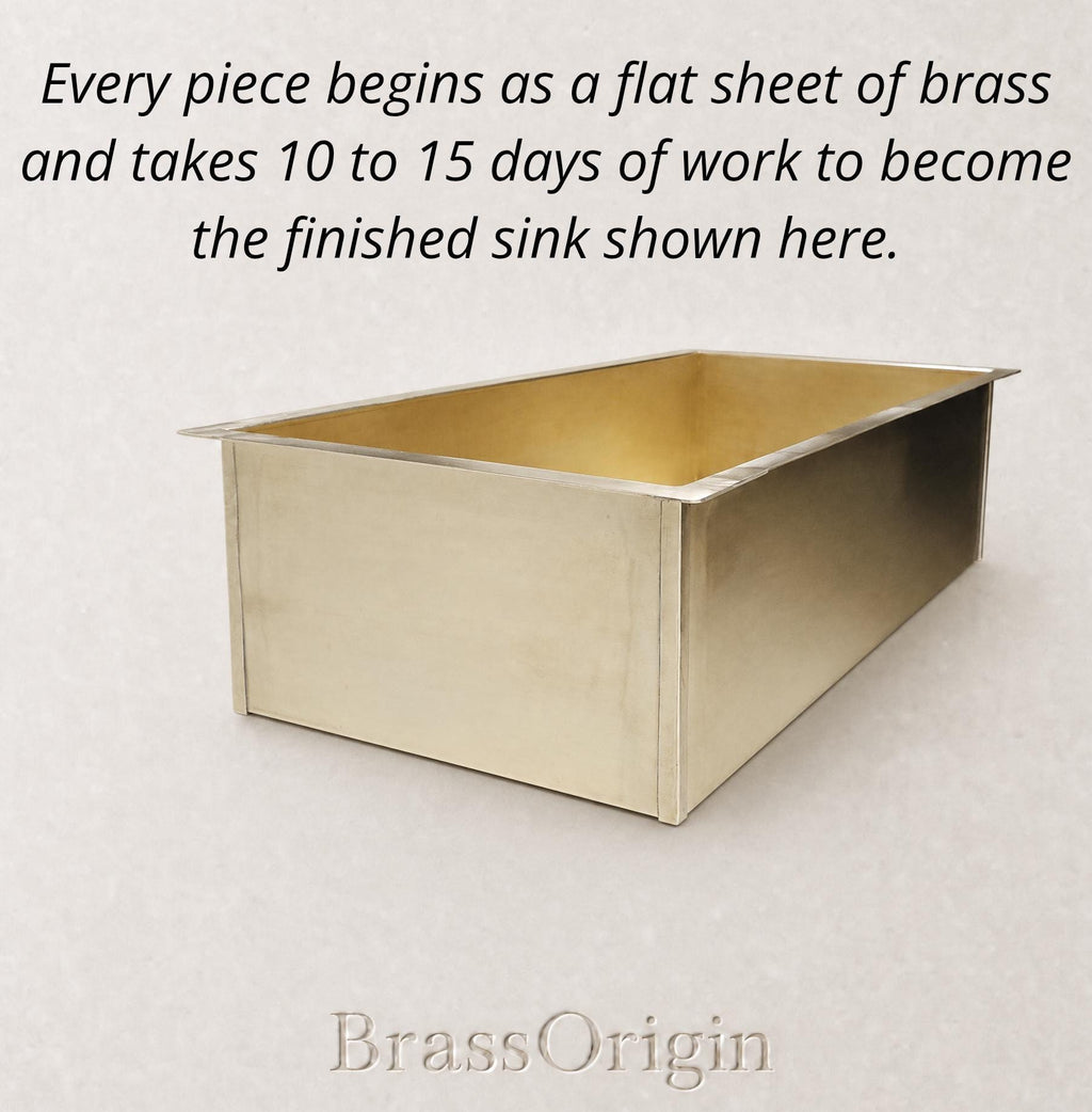 Handmade Brass Undermount Sink