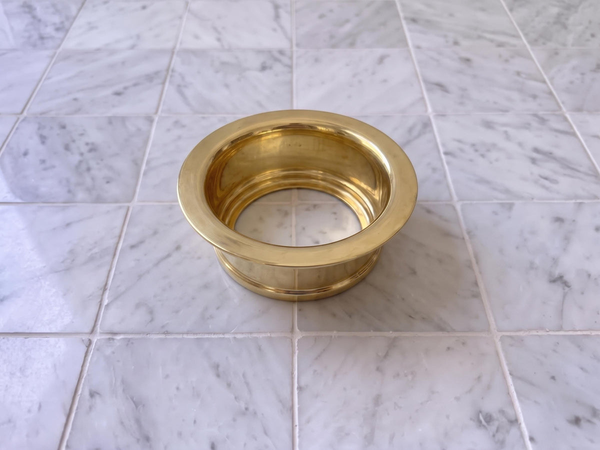 Unlacquered Solid Brass Garbage Disposal Flange, 3.5 Inch Standard Sink Drain Hole