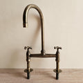 Antique Brass Bridge Faucet