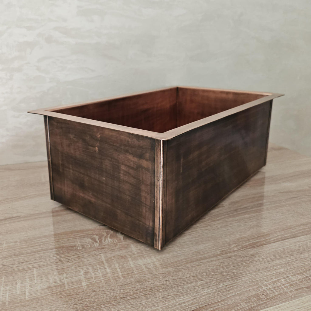 Handmade Solid Copper Kitchen Sink