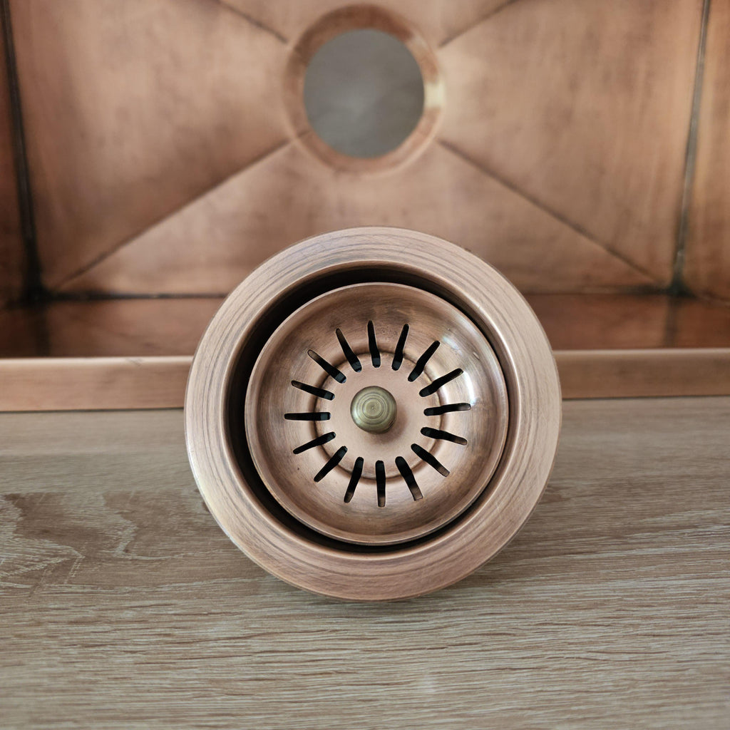 Handmade Solid Copper Kitchen Sink