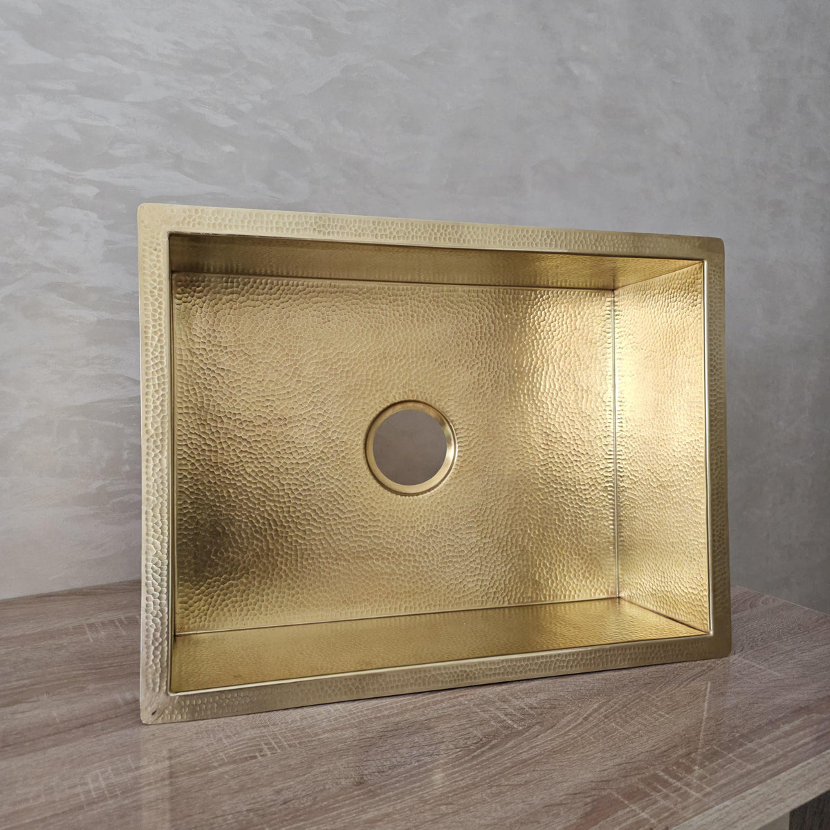Handmade Hammered Brass Sink