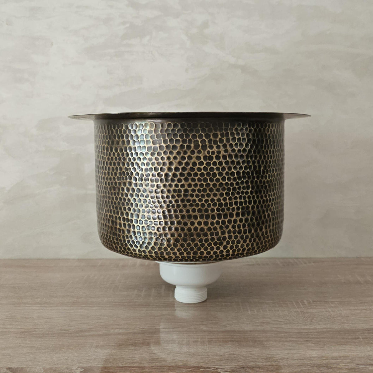 Round Antique Brass Bar Sink