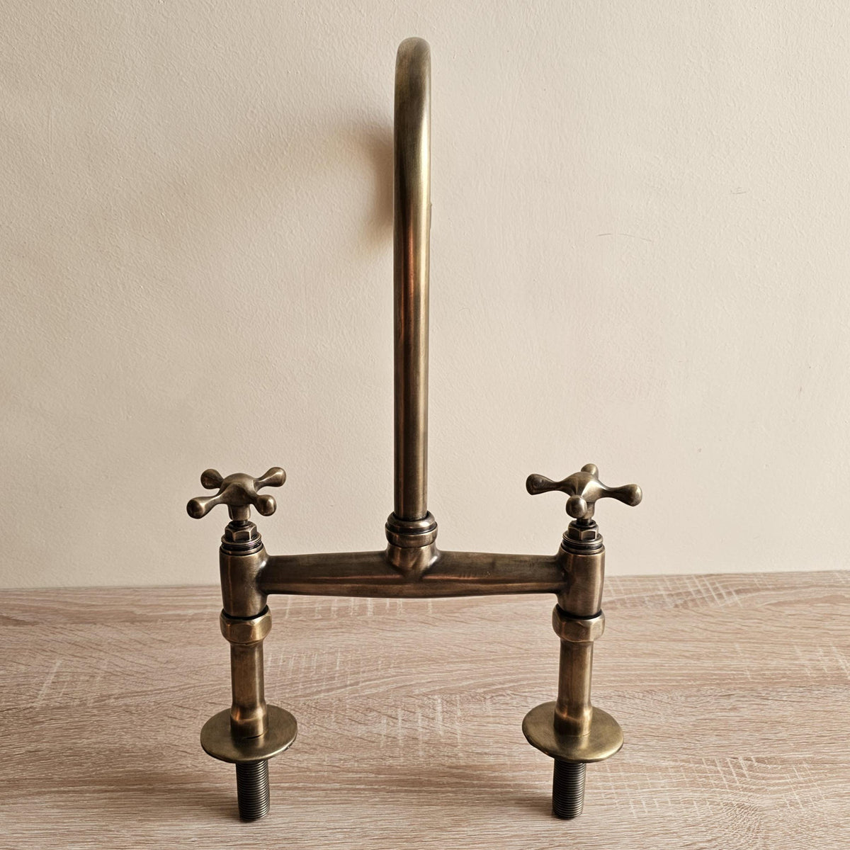 Antique Brass Bridge Faucet