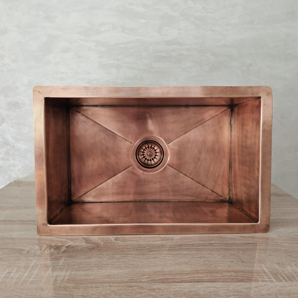 Handmade Solid Copper Kitchen Sink